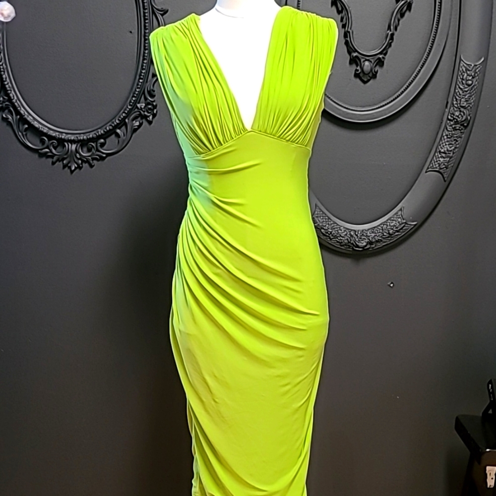 Laura byrnes 2014 green dress